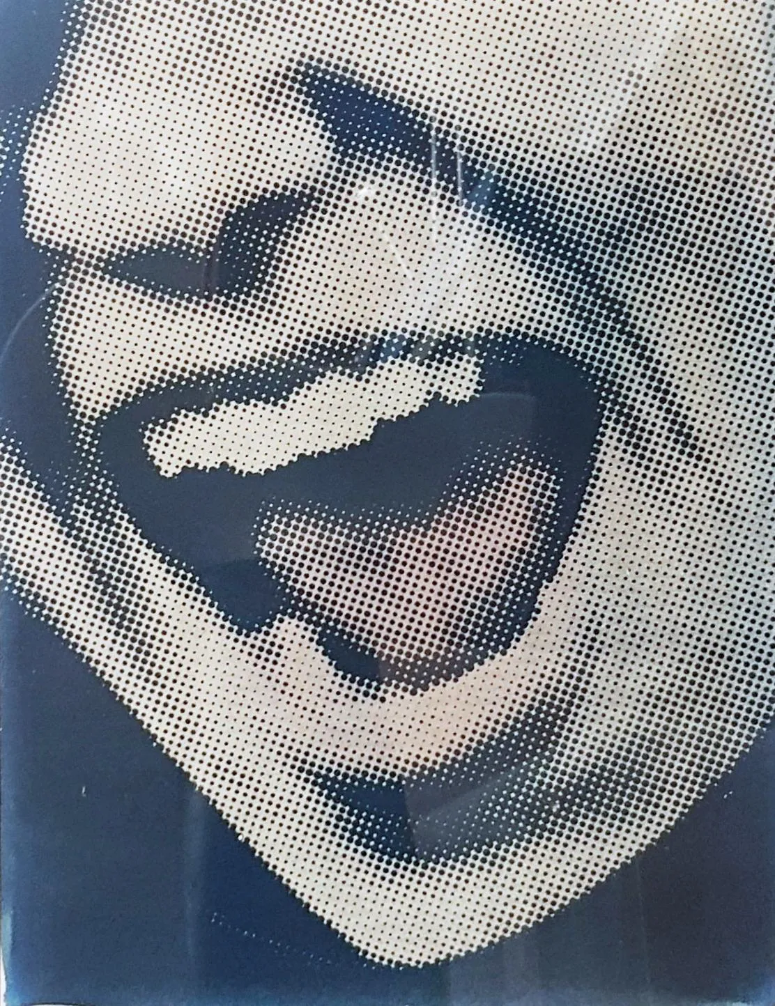 <br>The Cry III<br><small>cyanotype, colorized</small>