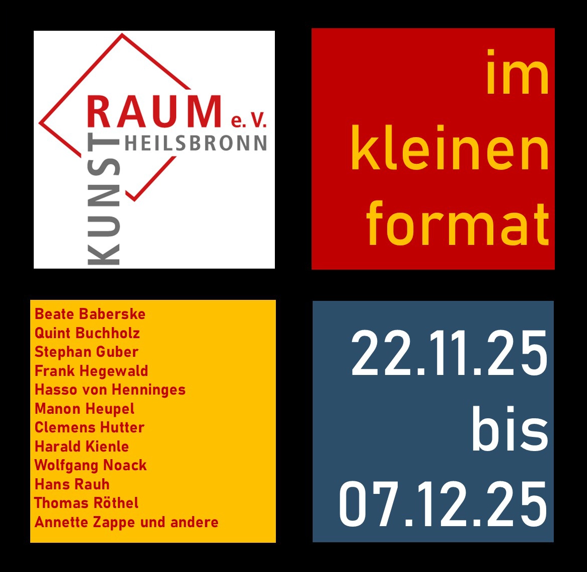Kunstraum Heilsbronn 'Das kleine Format'